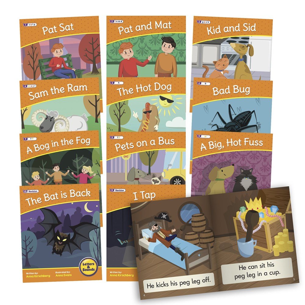 Letters & Sounds Phase 2 Set 2 Fiction - ABC School Supplies