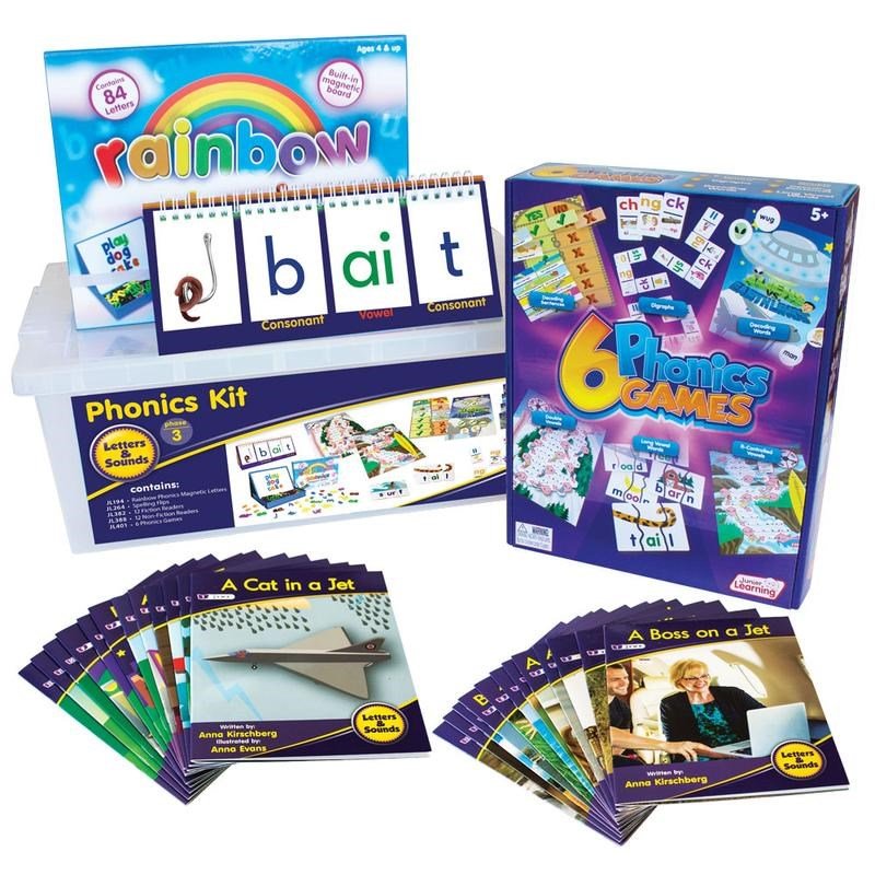 Letters & Sounds Phase 3 - Phonics Kit - ABC School Supplies