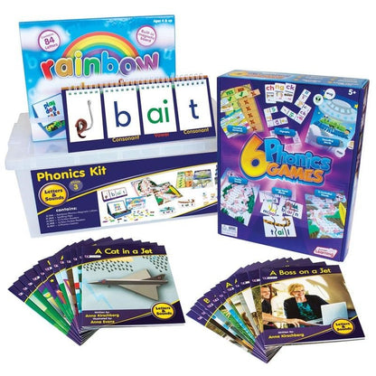 Letters & Sounds Phase 3 - Phonics Kit - ABC School Supplies