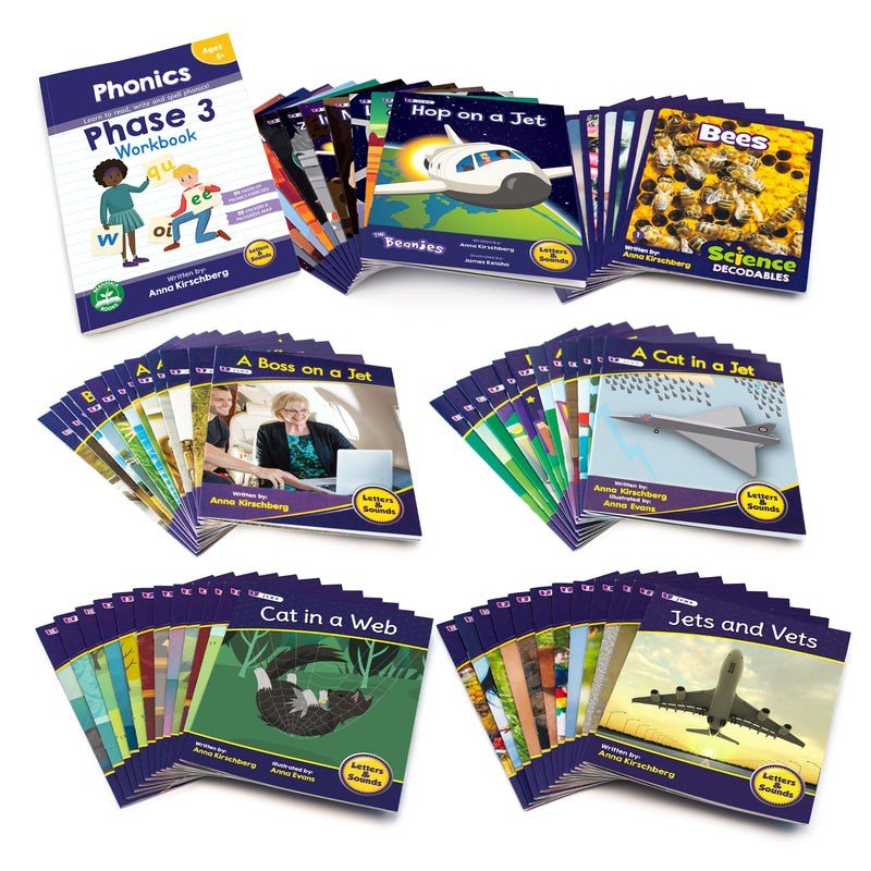 Letters & Sounds Phase 3 Phonics Single Kit - ABC School Supplies