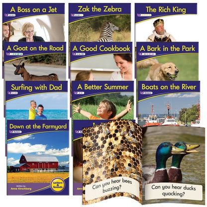 Letters & Sounds Phase 3 Set 1 Non - Fiction - 6 Pack - ABC School Supplies