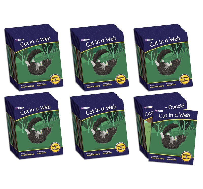 Letters & Sounds Phase 3 Set 2 Fiction - 6 Pack - ABC School Supplies