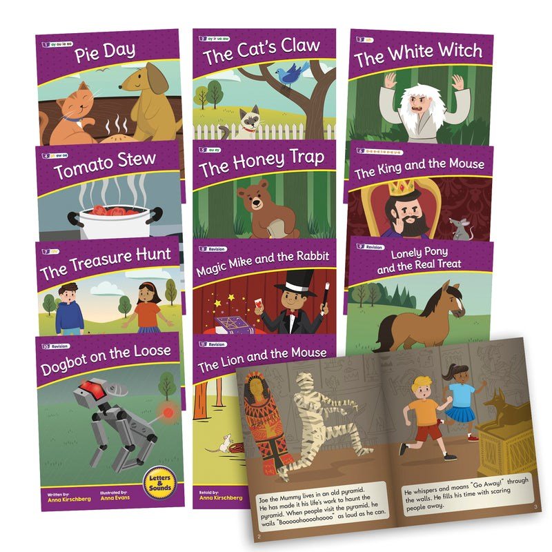 Letters & Sounds Phase 5 Set 2 Fiction - 6 Pack - ABC School Supplies