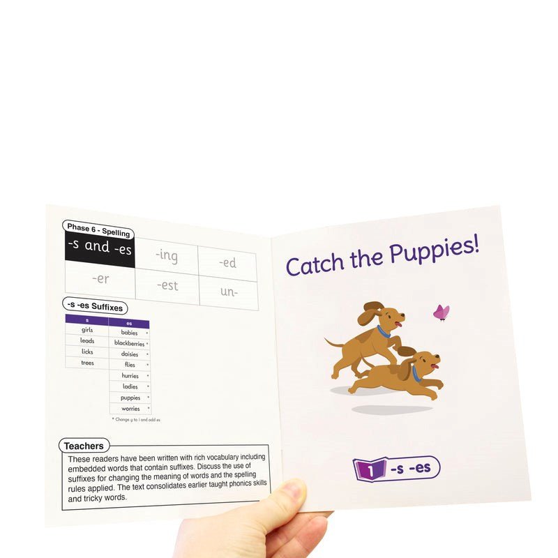 Letters & Sounds Phase 6 Fiction Fix Its Suffixes - ABC School Supplies