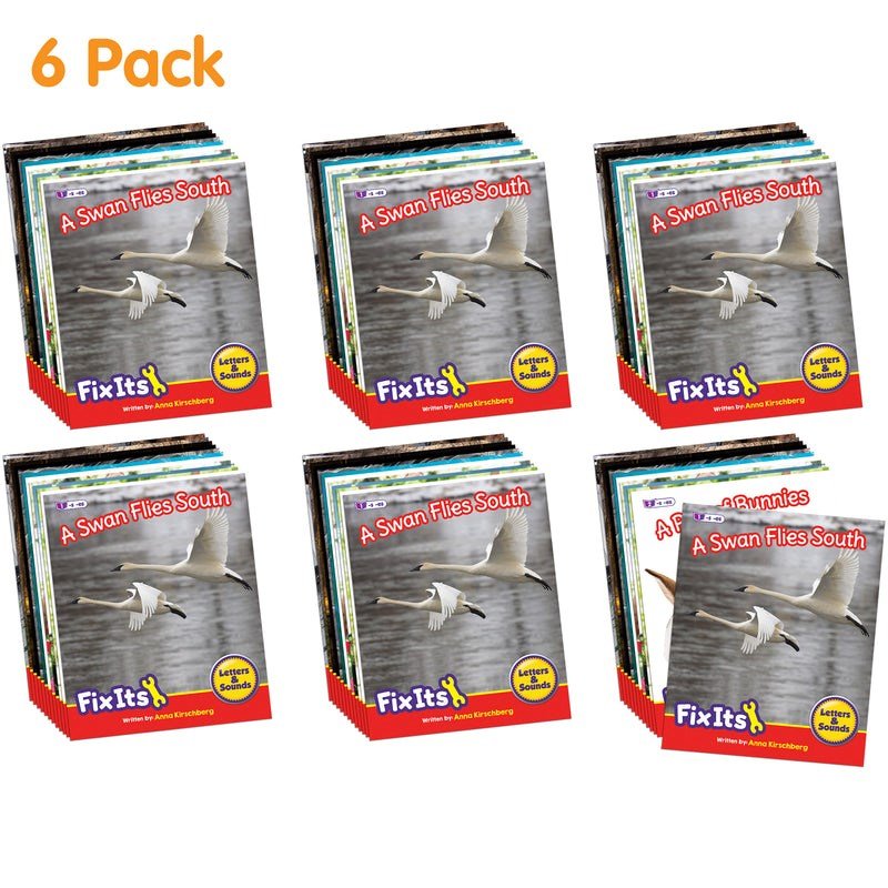 Letters & Sounds Phase 6 Fix Its Suffixes Non - Fiction - 6 Pack - ABC School Supplies