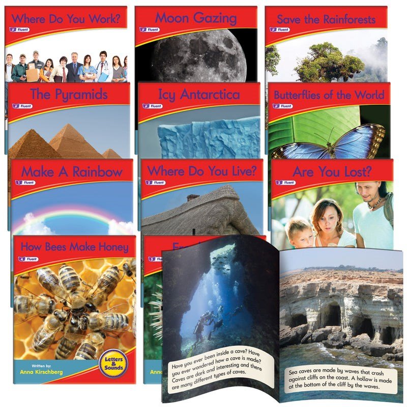 Letters & Sounds Phase 6 Set 1 Non - Fiction - 6 Pack - ABC School Supplies