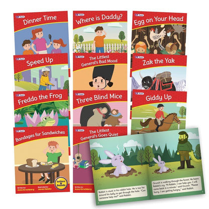Letters & Sounds Phase 6 Set 2 Fiction - 6 Pack - ABC School Supplies