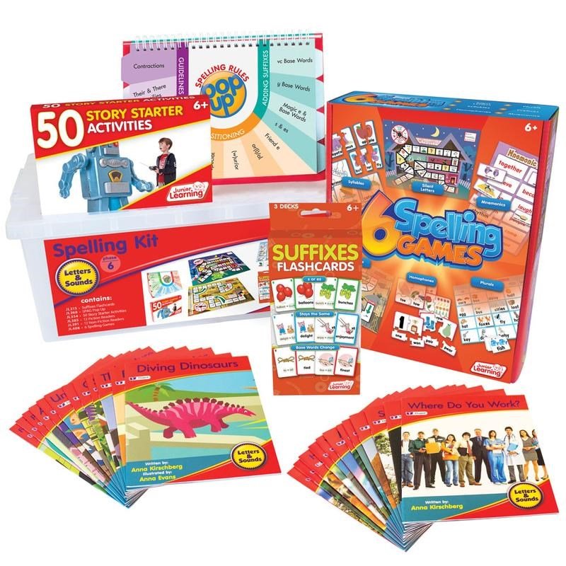 Letters & Sounds Phase 6 - Spelling Kit - ABC School Supplies