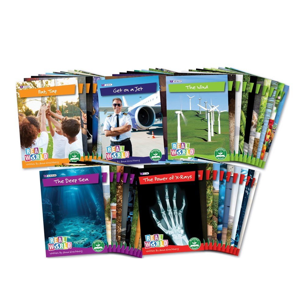 Letters & Sounds Real World Non - Fiction Hi - Lo Decodables Boxed Set - ABC School Supplies