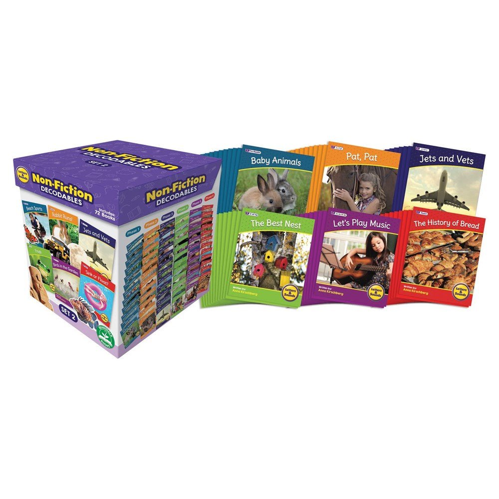 Letters & Sounds Set 2 Non - Fiction Boxed Set - ABC School Supplies