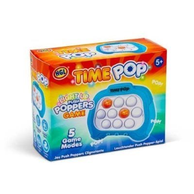 **Light Up Push Popper Game Blue - ABC School Supplies