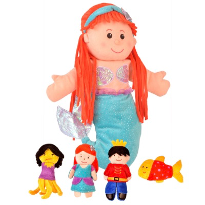 **Little Mermaid Hand/Finger Puppets - ABC School Supplies