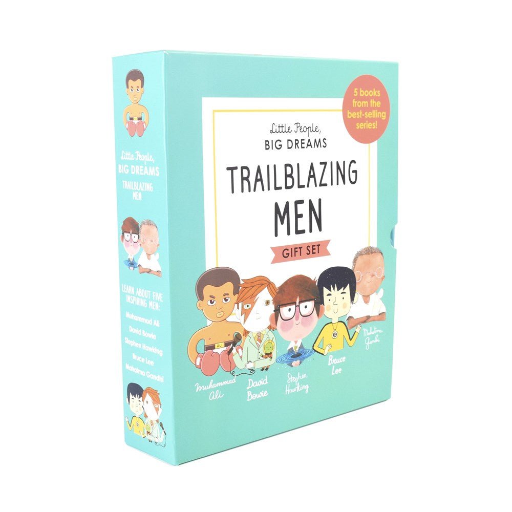 Little People, Big Dreams Trailblazing Men 5 Books by Maria Isabel Sanchez Vegara - Ages 7 - 9 - Hardback - ABC School Supplies