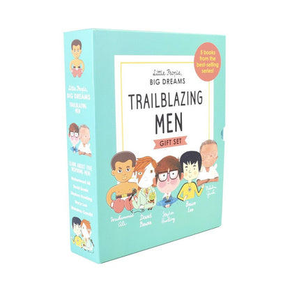 Little People, Big Dreams Trailblazing Men 5 Books by Maria Isabel Sanchez Vegara - Ages 7 - 9 - Hardback - ABC School Supplies