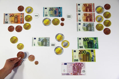Magnetic Euro Money Set (100Pcs) - ABC School Supplies