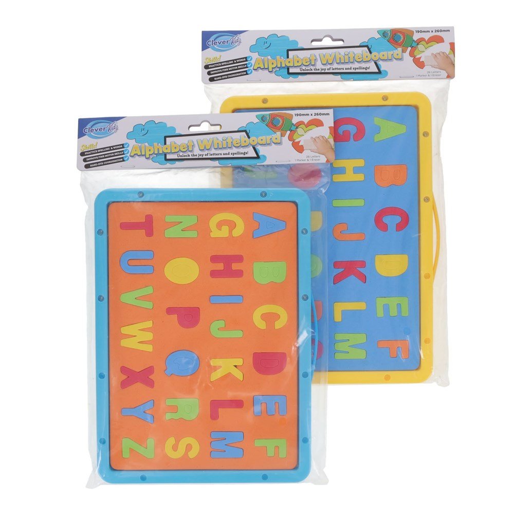 Magnetic Letters Learning Set with Double - Sided Whiteboard - ABC School Supplies