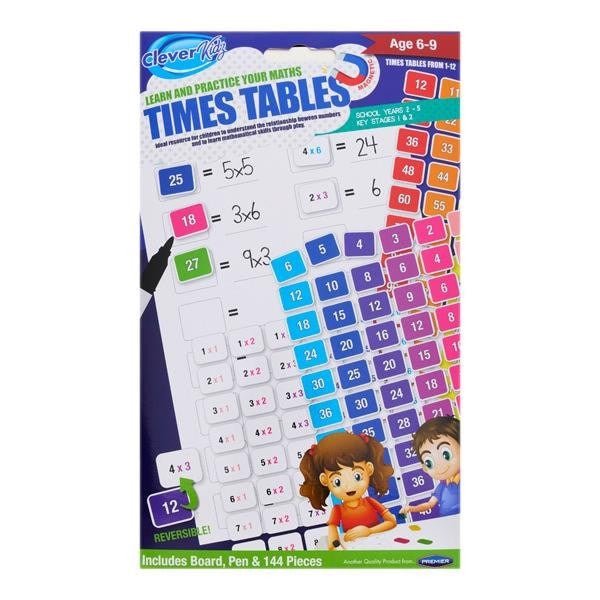 **Magnetic Time Tables Set - ABC School Supplies