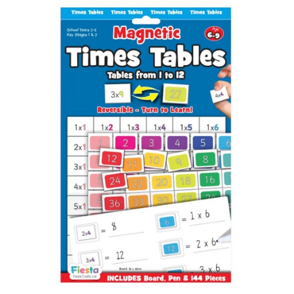 Magnetic Times Tables - ABC School Supplies