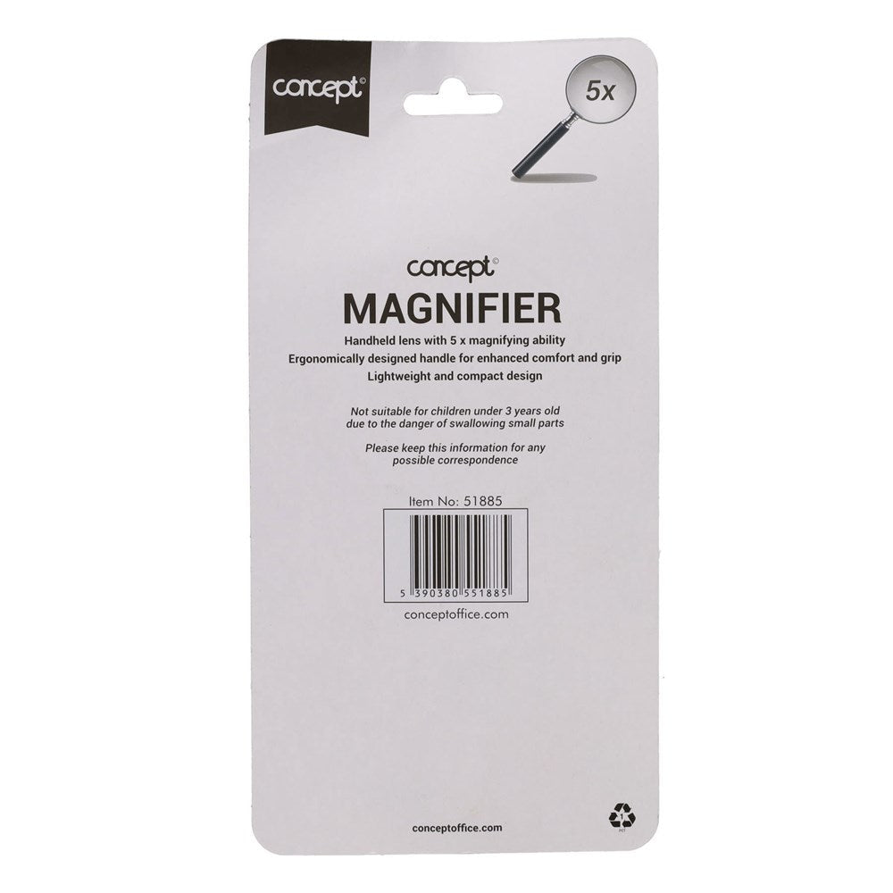 Magnifying Glass 5x75mm - ABC School Supplies