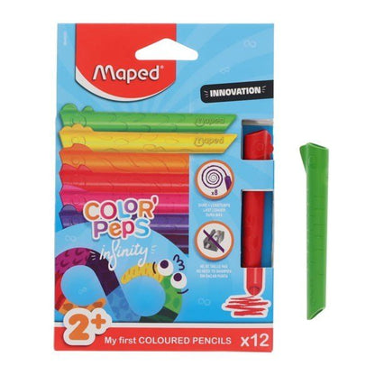 Maped 12 Pack Color'peps Infinity Colouring Pencils - ABC School Supplies