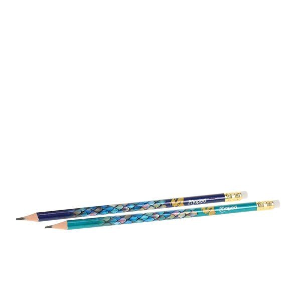Maped Dragon HB Rubber Tipped Pencils Tub of 72 - ABC School Supplies