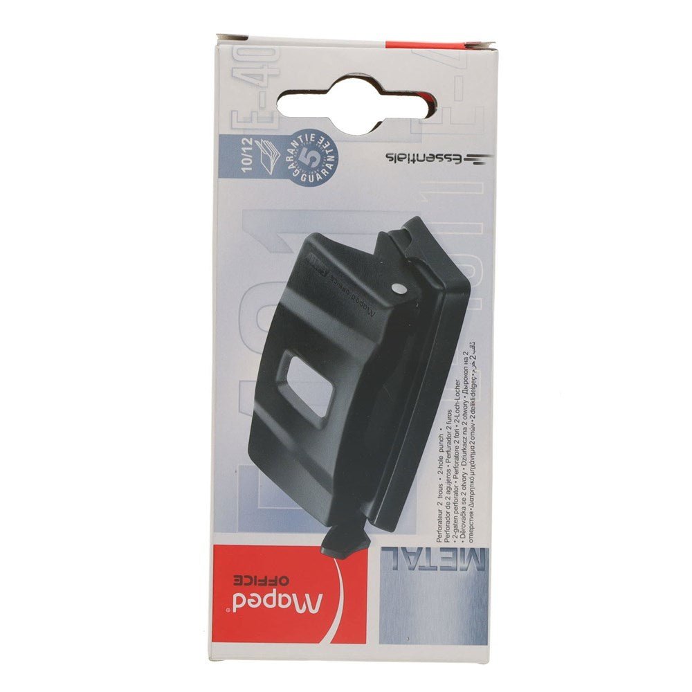 Maped Essentials 2 Hole Paper Punch 10/12 Sheets - ABC School Supplies