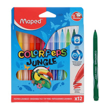 Maped Pkt.12 Color'Peps Jungle Colour Markers - ABC School Supplies