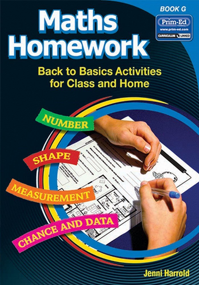 Maths Homework Book G - ABC School Supplies