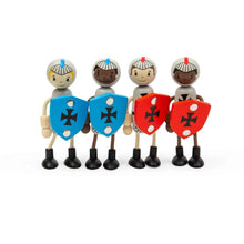Medieval Knights Dolls - 4 Pcs Knight Doll Set - ABC School Supplies