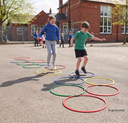 Megaform Floor Hoop Set incl Free Carrybag - ABC School Supplies