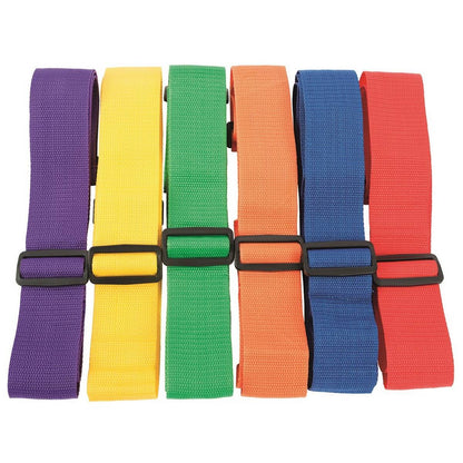 Megaform Set Of 6 Adjustable Belts - Red - ABC School Supplies
