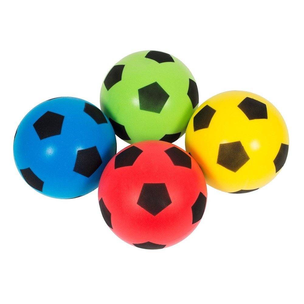Megaform Softy Foam Footballs - 12cm - Set of 4 - ABC School Supplies