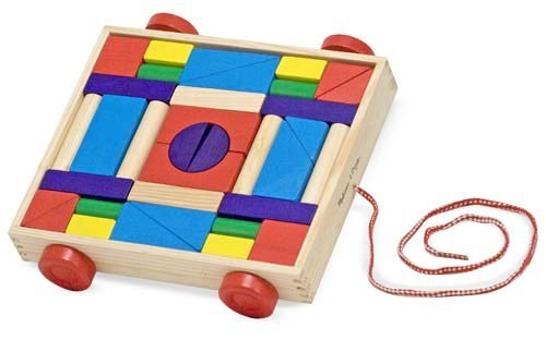 **Melissa & Doug Unit Blocks On Wheels - ABC School Supplies