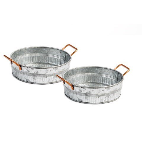 Metal Round Pans Pack of 2 - ABC School Supplies