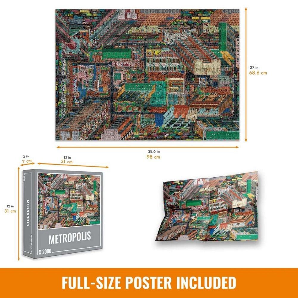Metropolis Jigsaw Puzzle (2000 Pieces) - ABC School Supplies