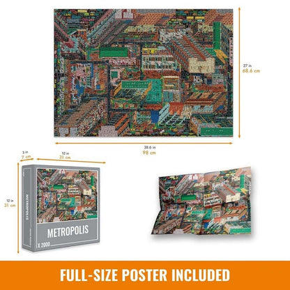 Metropolis Jigsaw Puzzle (2000 Pieces) - ABC School Supplies