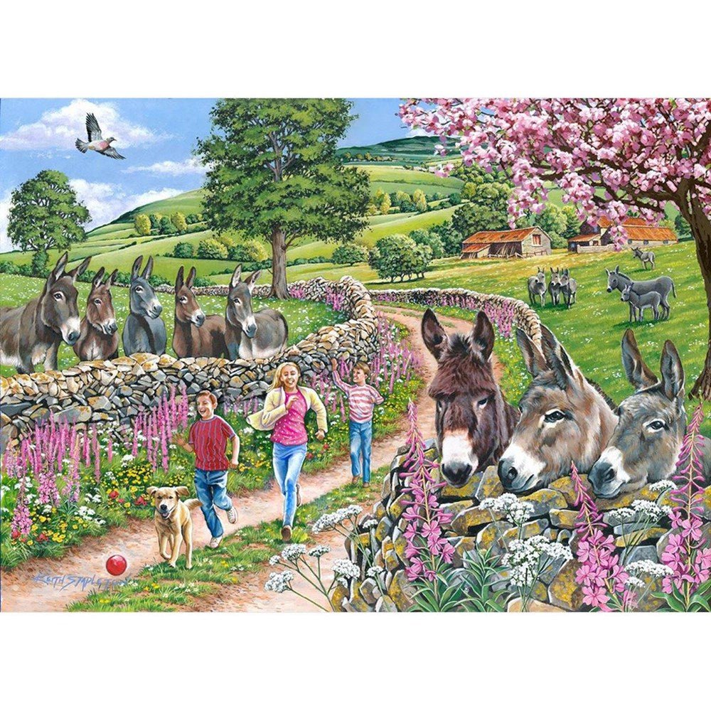 Mindy, Muffin & Mo - BIG 500 Piece Jigsaw Puzzle - ABC School Supplies