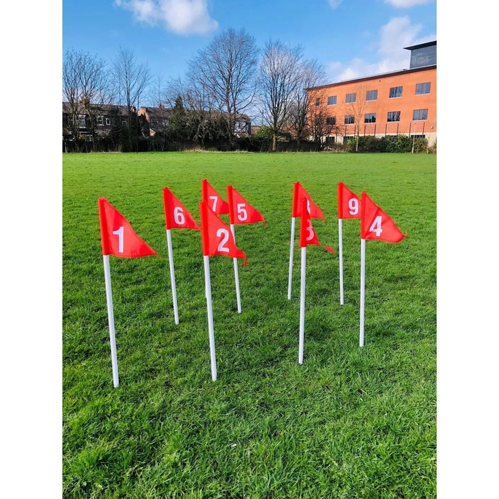 Mini Target Golf Flag Set Numbered 1 - 9 80cm - ABC School Supplies