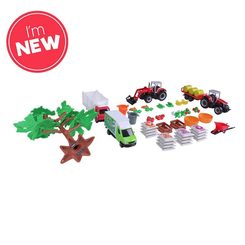 **Mini Working Machines - Super Farm Set - Massey Ferguson - ABC School Supplies