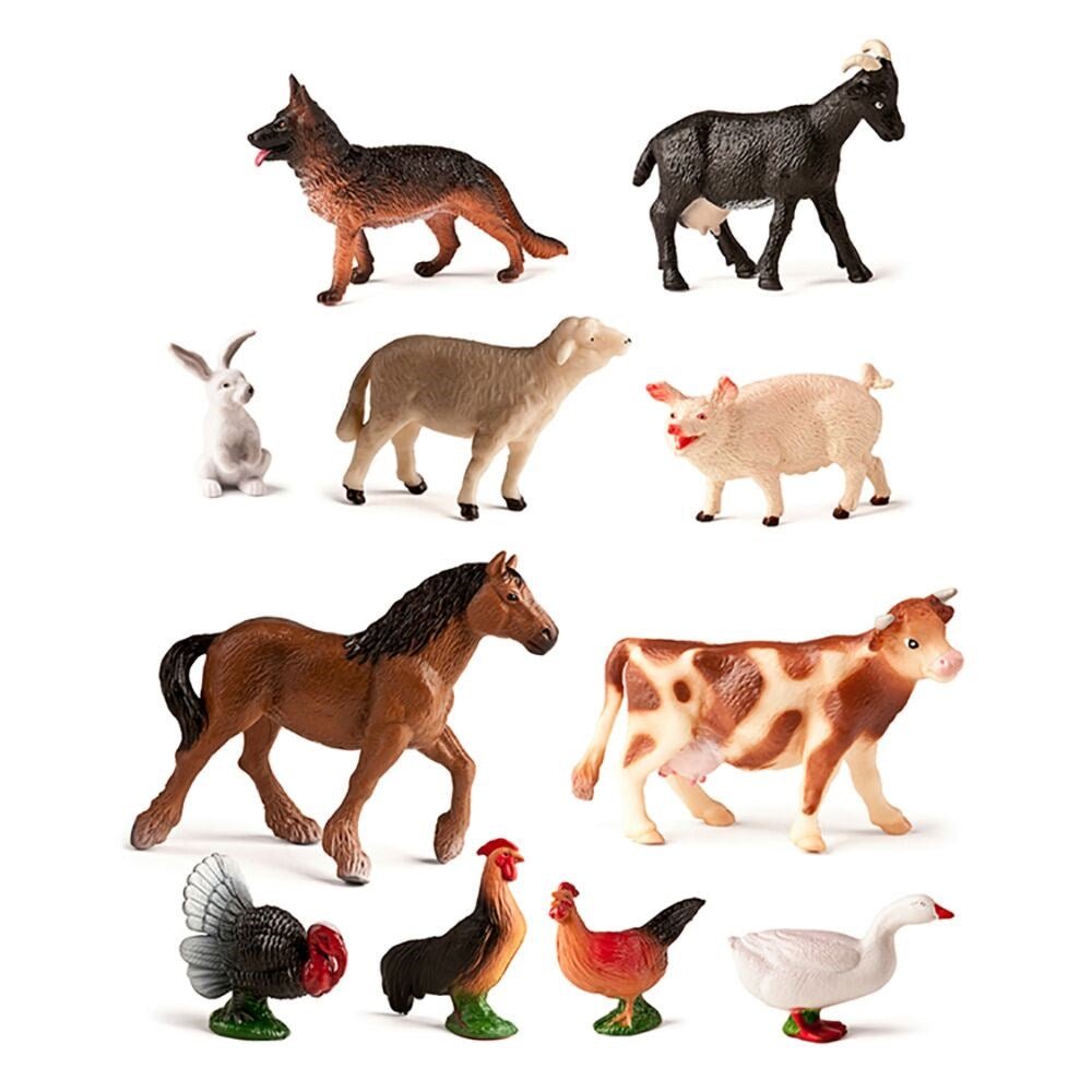 Miniland Farm Animals (11 Figures) - ABC School Supplies