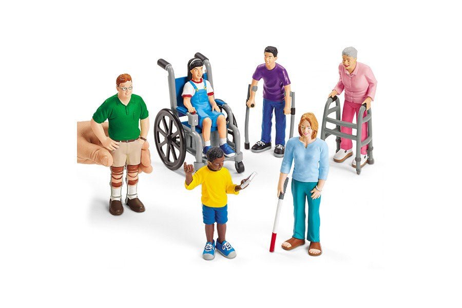 Miniland Figures Functional Diversity 6 Pc - ABC School Supplies