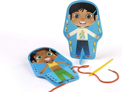 Miniland Flexi World Kids Lacing Set - ABC School Supplies