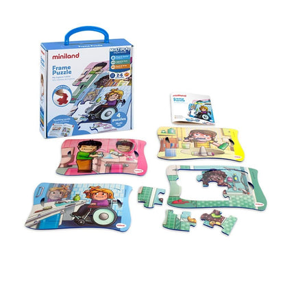 Miniland Frame Puzzles - Hygiene Habits - ABC School Supplies