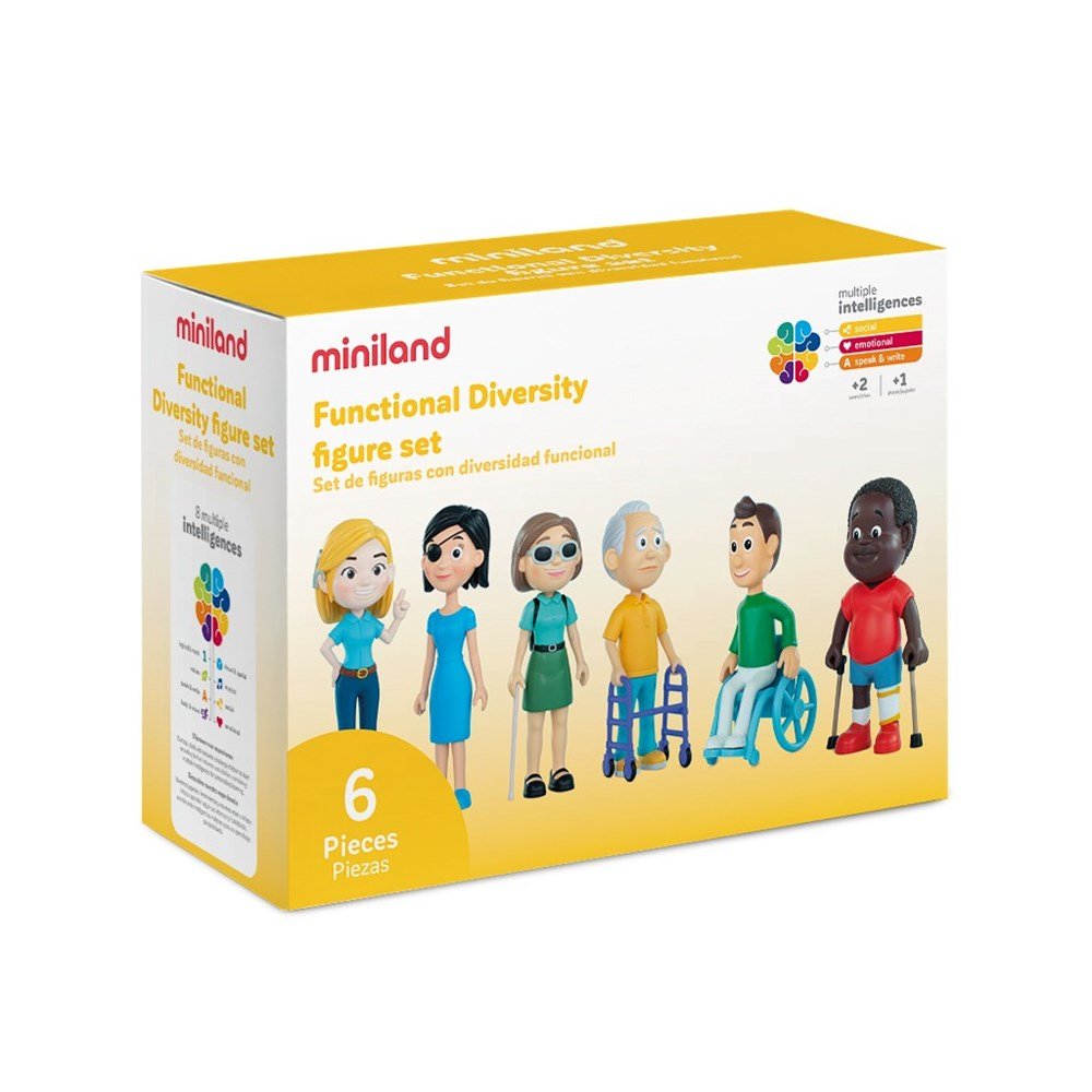 Miniland Functional Diversity Figures Set (6 figures) - ABC School Supplies