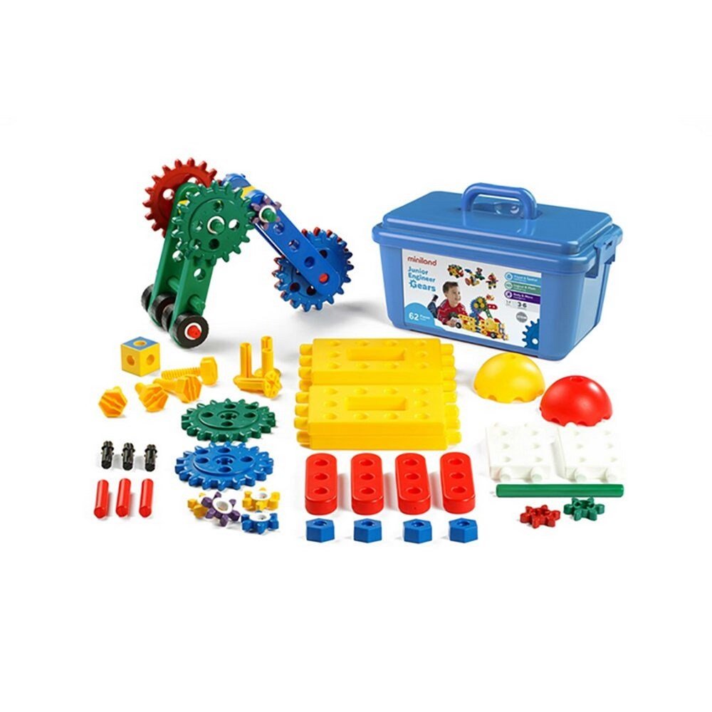 Miniland Junior Engineer Gears (62 Pieces) - ABC School Supplies