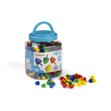 Miniland Pegs 20 Mm (650 Pieces) - Primary Colours - ABC School Supplies