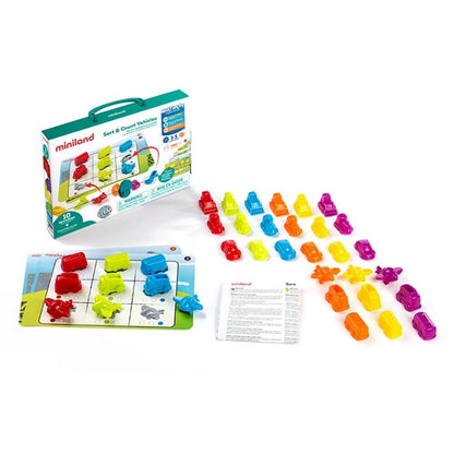 Miniland Sort & Count Vehicles - ABC School Supplies