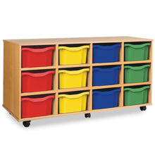 Monarch 12 Tray Double Tray Storage Unit - ABC School Supplies
