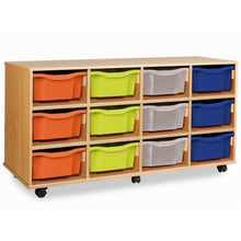 Monarch 24/12 Tray Mobile Combination Tray Storage Unit - ABC School Supplies