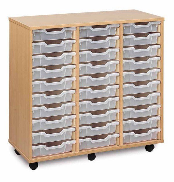Monarch 30 Tray Shallow Tray Storage Unit - ABC School Supplies